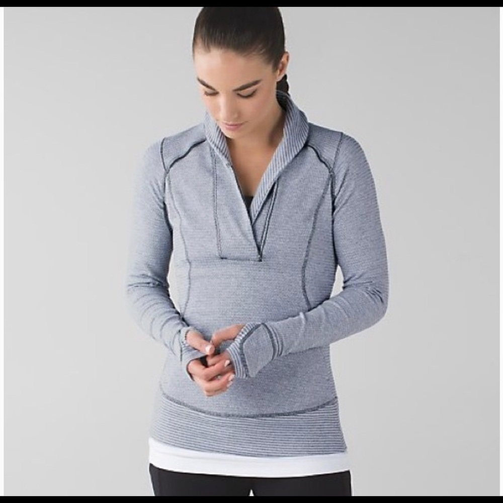 Lululemon Gray Half zip light pullover
